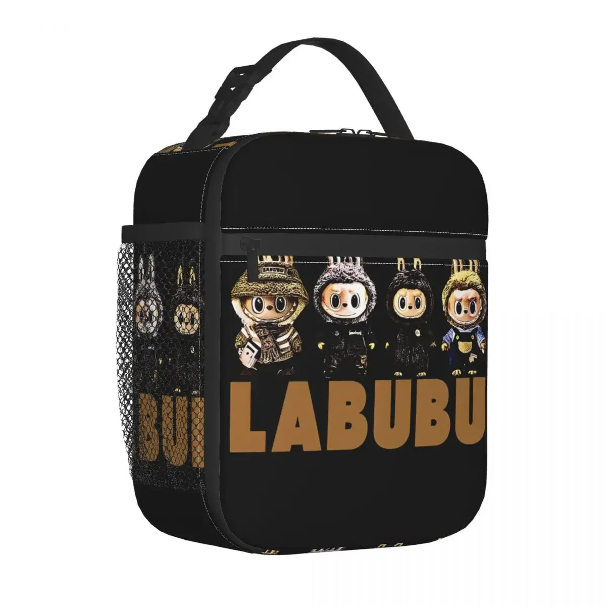 Labubu Magic Small But Mighty Insulated Lunch Bag Food Container Bags Portable Thermal Cooler Lunch Boxes For Travel