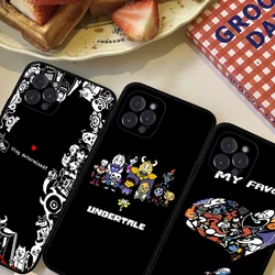 U-Undertale Phone Case For iPhone 16 15 14 11 12 13 Mini Pro XS Max Cover 6 7 8 Plus X Funda Shell