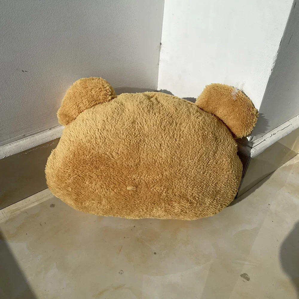 Süßes Rilakkuma Plüsch warmes Handkissen Cartoon Bär Peluche Stofftier weiches Kissen Geburtstagsgeschenk – Detail 6
