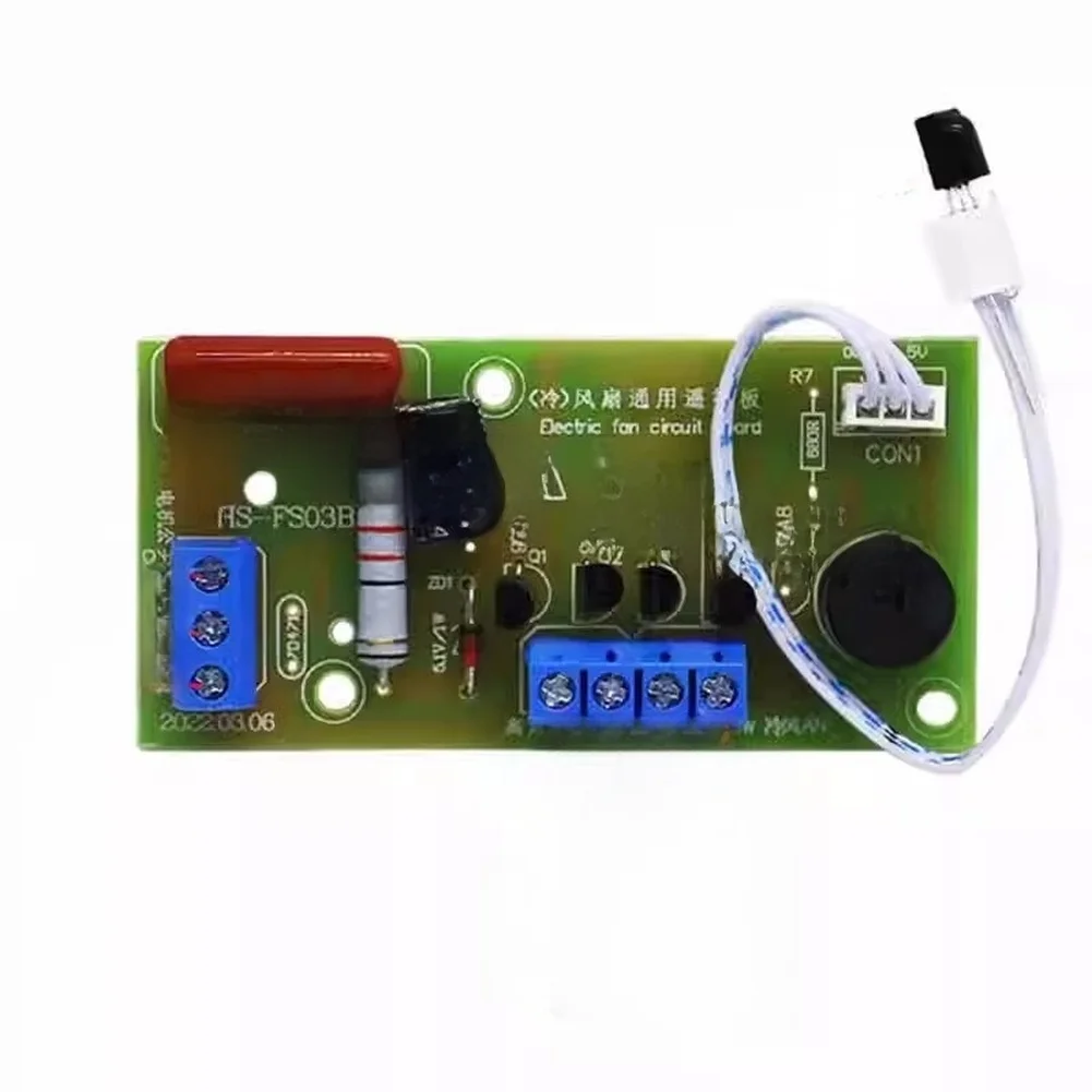 

Replacement Circuit Board Kit for Fan Remote Controls Supporting High Medium Low Speeds Timer and Swing Features