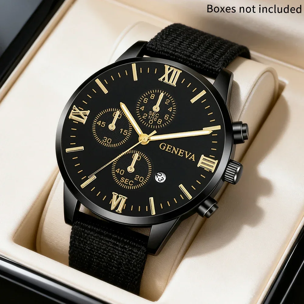 men's watch and home accessory set, stylish and casual, trendy latest model, the best choice for gifts