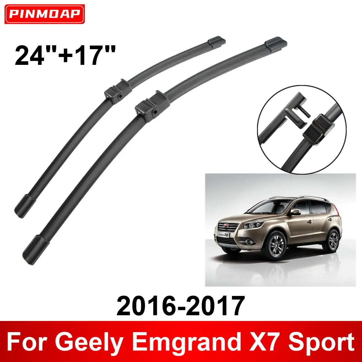 Car Wiper for Geely Emgrand X7 Sport 2016-2017 24