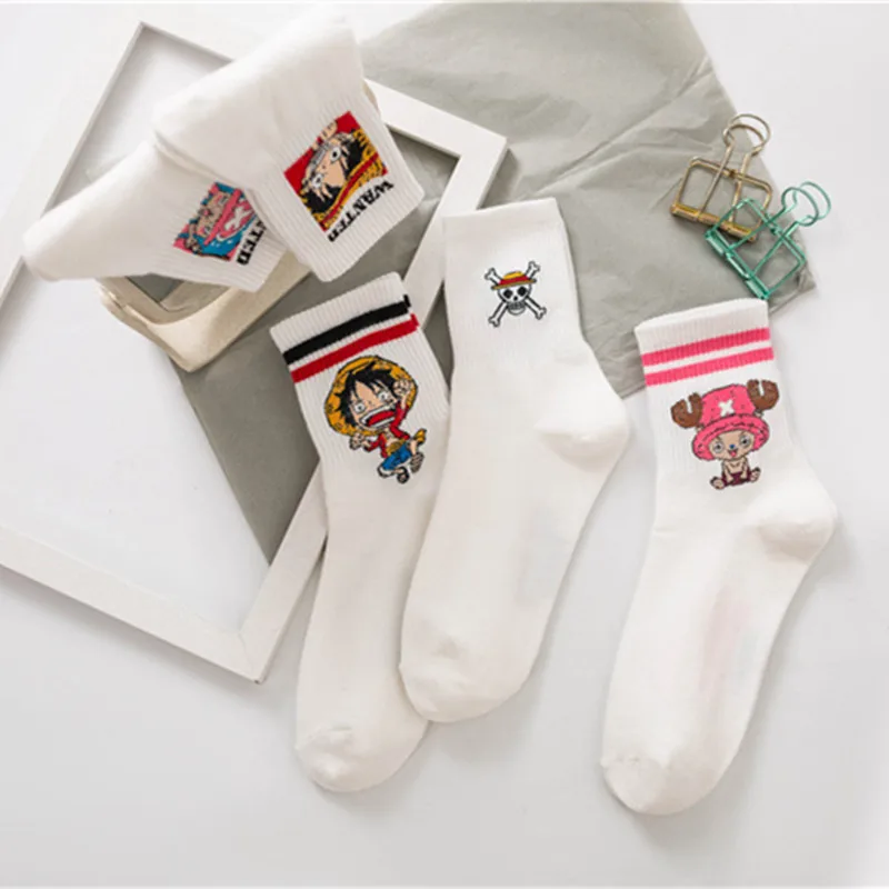 Anime Cartoon Tony Tony Chopper Cosplay lässig Outdoor-Socken lustige Ruffy Design Unisex Harajuku Baumwolle Skarpetki Geschenk