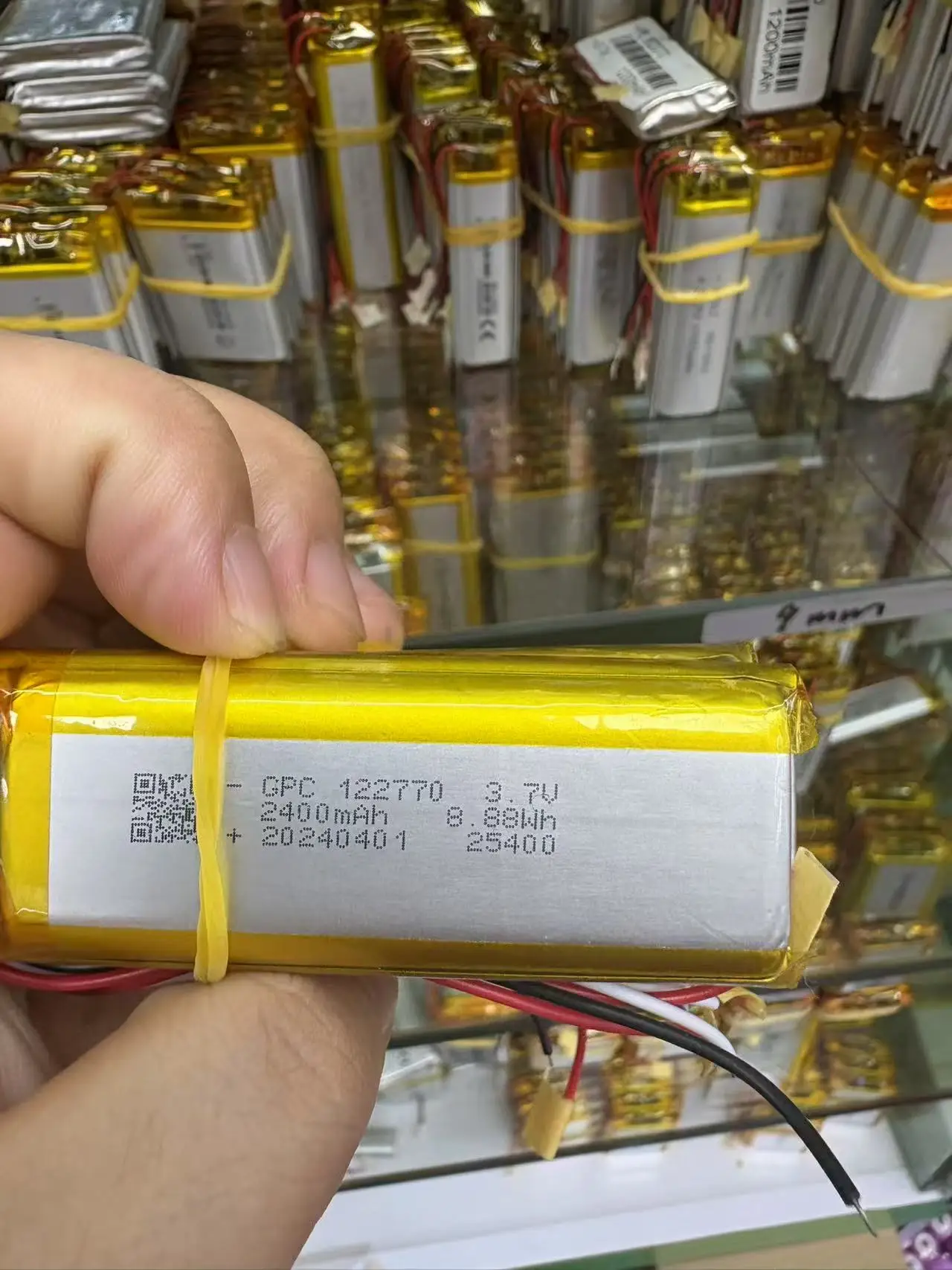 buy more will cheap 3.7V122770 capacity lithium battery 2400mAh phone remote charging 402022 rechargeable battery