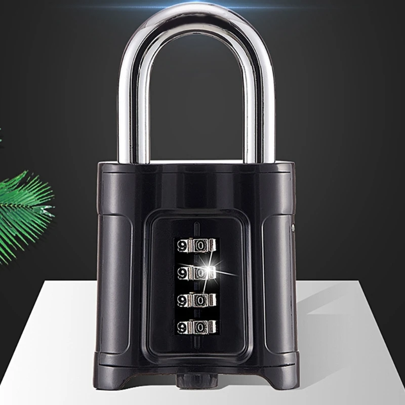 Weatherproof Security Padlock Outdoor Gym Safely Code Lock Heavy Duty Combination Padlock for Indoor and Outdoor