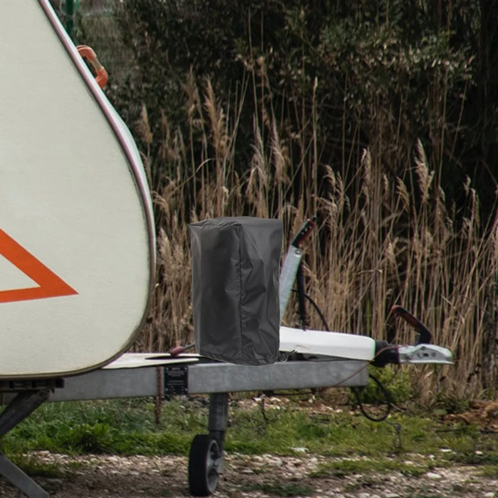 غطاء مقبس اللسان الكهربائي العالمي غطاء حماية برباط قابل للتعديل ل وصلة مقطورة Rv مقاوم للماء ومتين