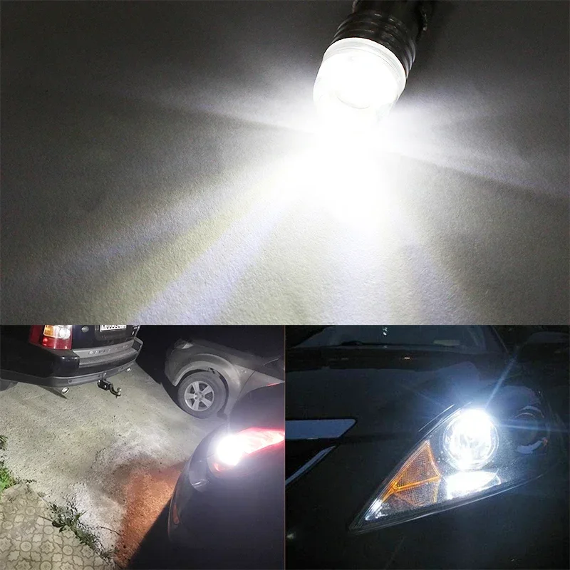 2Pcs Strobe Flashing Light Turn Signals Blink Brake Bulb 1157 5730 LED Moto Car Tail Brake Projector Lamp Bulb Car Accessories - view 4