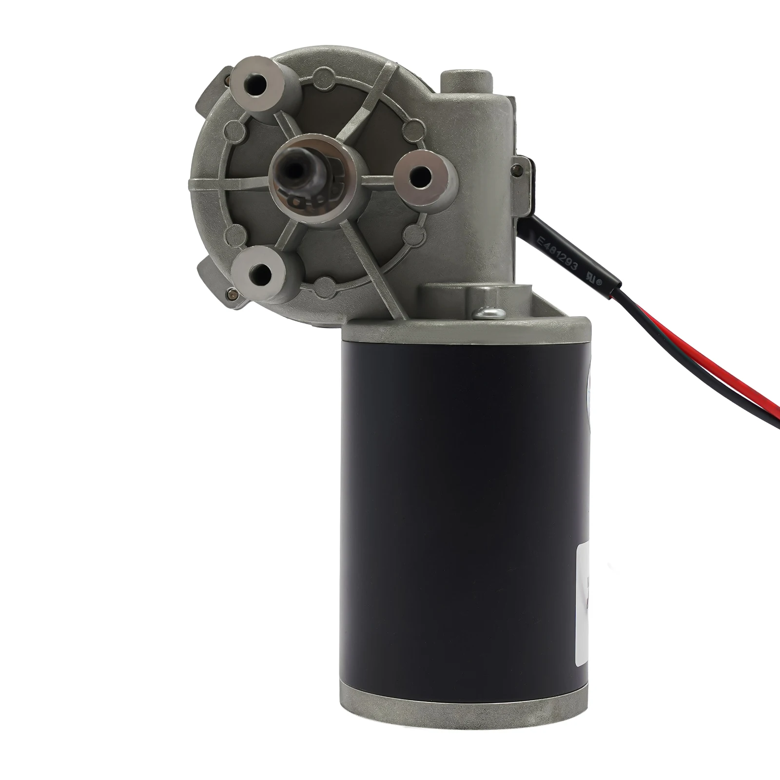 D63R-1260-220R Schwarz, Silber Aluminium, Kupfer, Eisen DC-Motor, DC-Getriebemotor, elektrischer Getriebemotor