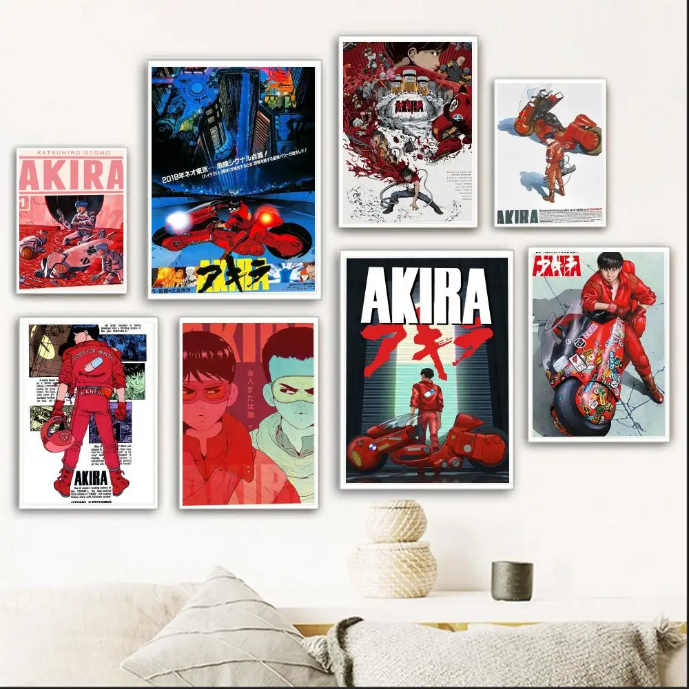 A-Akira 1988 Film anime Poster poster retro art living room 