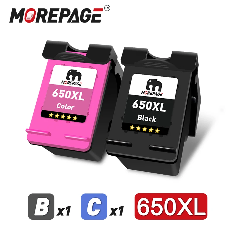 

650XL Ink Cartridge Replacement for HP 650 HP650 XL Compatible Deskjet 1015 1515 2515 2545 2645 3515 4645 Printer