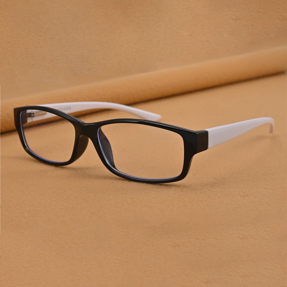 Cubojue Black Men Reading Glasses Women Anti Blue Light TR90 White Red Hand Eyeglasses Frame Male Presbyopia Spectacles Receipt