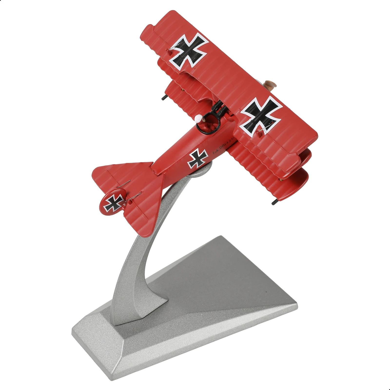 

Модель истребителя Fokker Dr.1 Red Baron (Германия) в масштабе 1/72, литая под давлением, с подставкой, готовая к экспозиции, для коллекций взрослых.