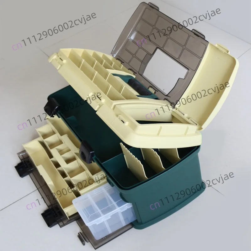 Luya large fishing box multi-functional thickened anti-drop sea fishing tool  portable storage portable portable bait box