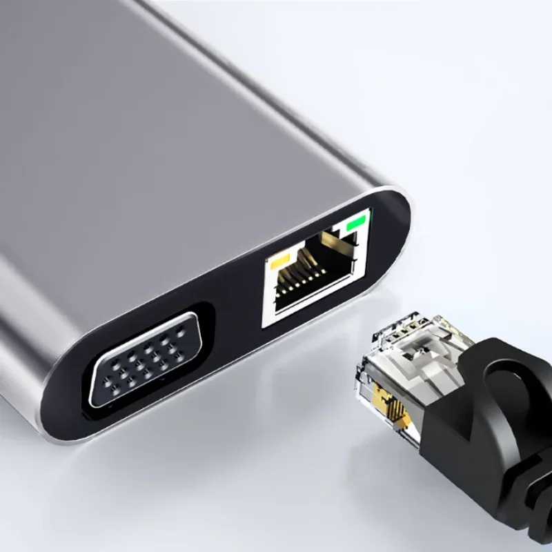 11 in 1 Type C HUB Dock PD 87W USB C Splitter for MacBook Pro Air