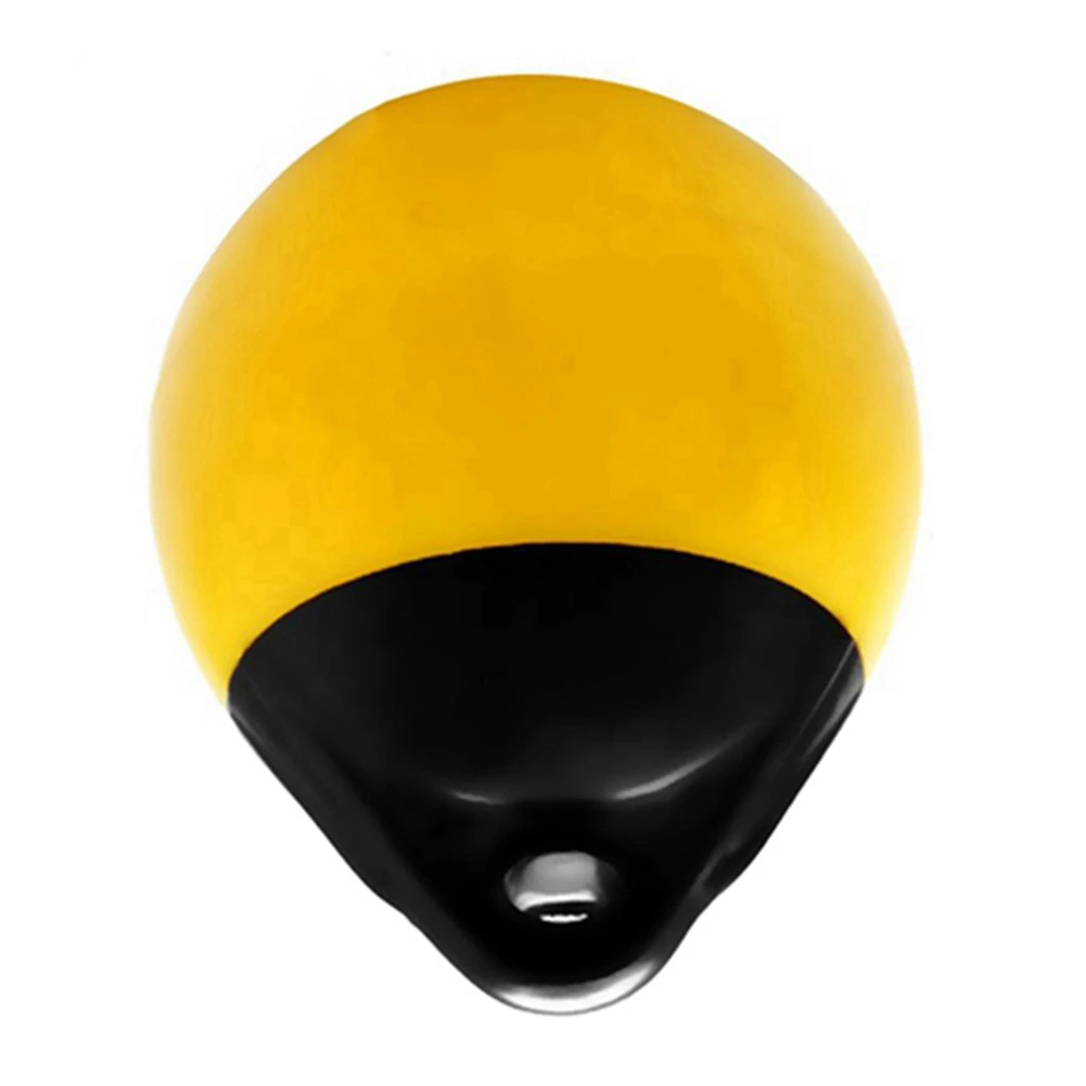 Heavy Duty PVC Boat Fender Ball Round Anchor Buoy Dock Bumper Ball Inflatable Protection Marine Mooring Buoy Yellow