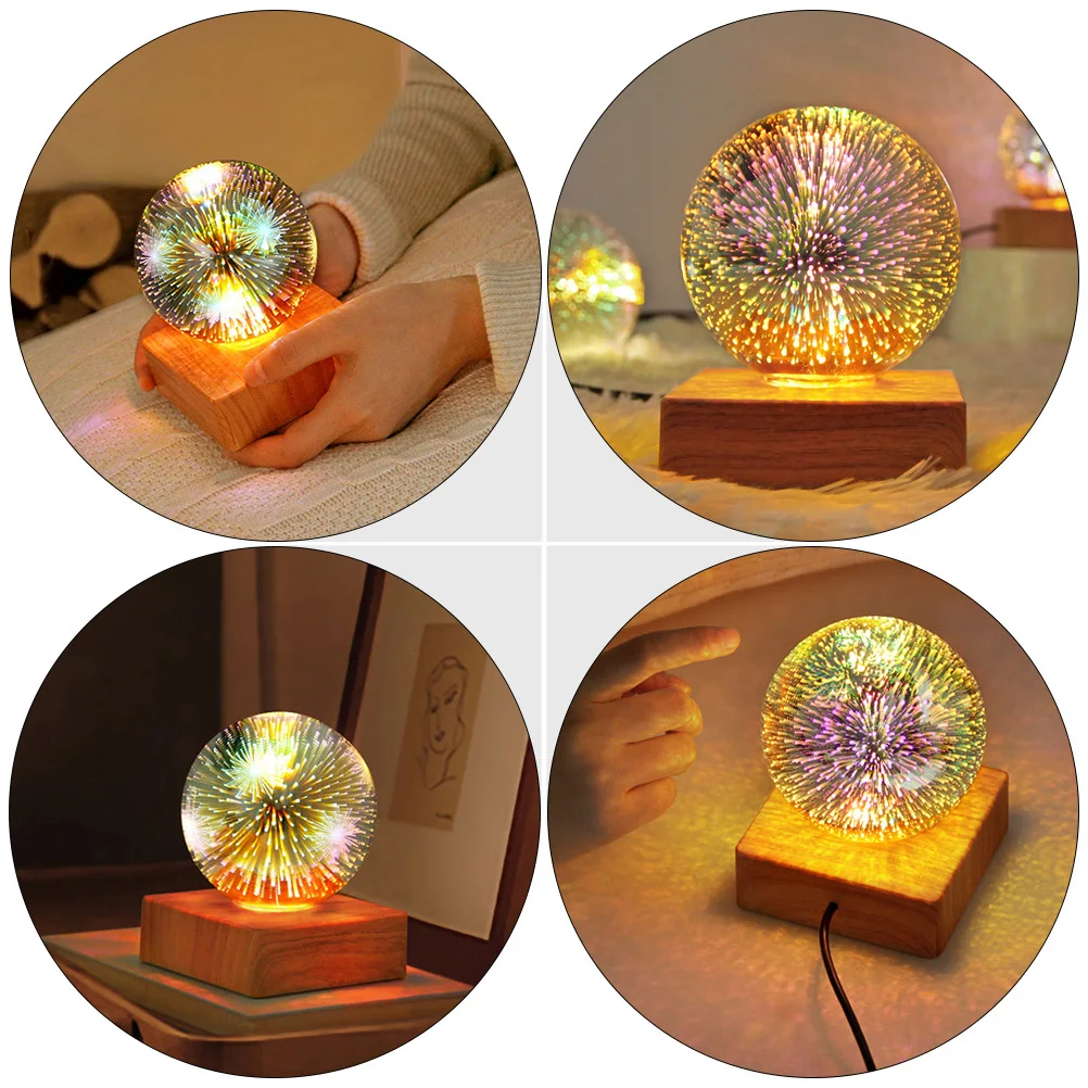 1 قطعة كرة السماء ضوء الإسقاط الملونة ليلة مصباح الإبداعية غرفة نوم جو ضوء ديكور أباجورة رومانسية