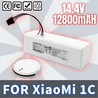 Original 12800mAh 14.4V Replacement Lithium Battery for XIOMI Mijia STYTJ01ZHM Sweeping Mopping Robot Vacuum Cleaner 1C Battery