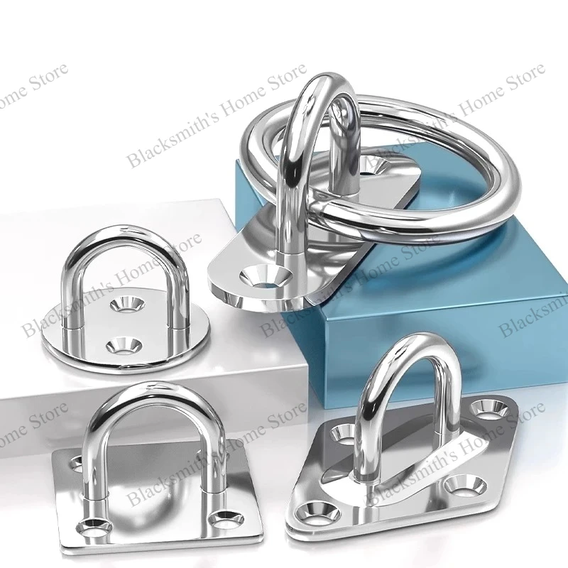 304 stainless steel eye bolt hooks are suitable for home yoga straps, outdoor swings, hammocks and marine accessories