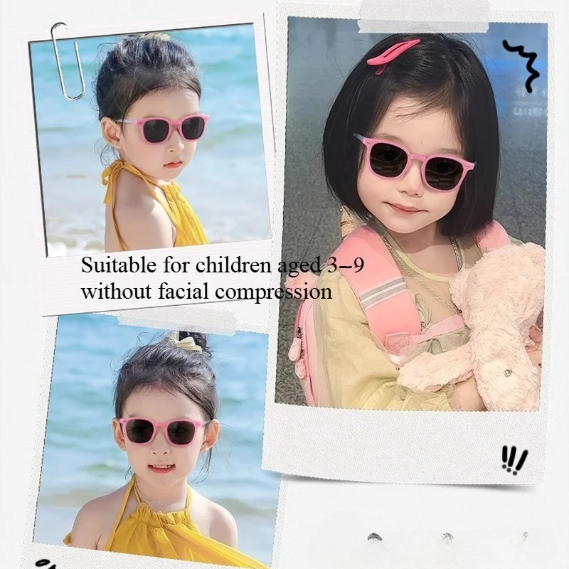 

Boys, girls, children's retro hip-hop punk style sunglasses, suitable for mountaineering, tourism, and beach use