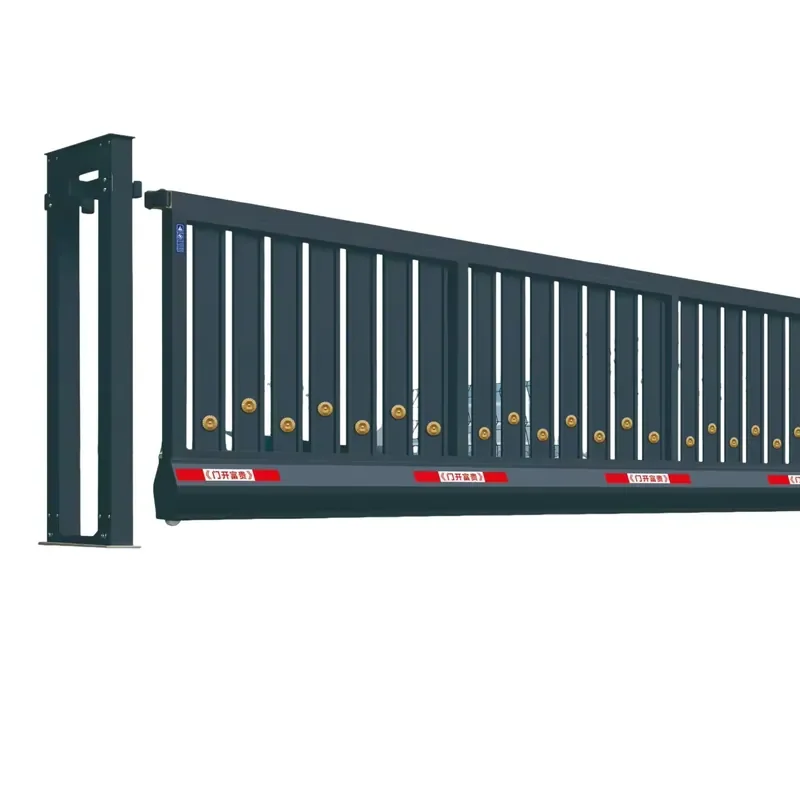 2026 Automatic Commercial Warehouse Apartment Fence Cantilever Sliding Gate Outdoor Entrance Driveway Security Aluminum Alloy