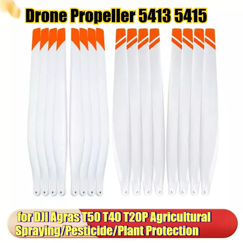 

Drone Propeller 5413 5415 Nylon Corrosion Proof for DJI Agras T50 T40 T20P Agricultural Spraying/Pesticide/Plant Protection