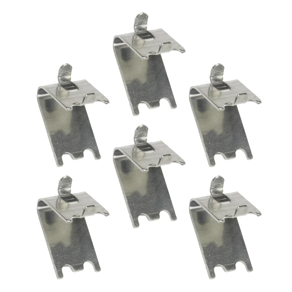 

6 Pcs Cooler Shelf Brace Freezer Support Hooks Fridge Replacement Buckles Clips