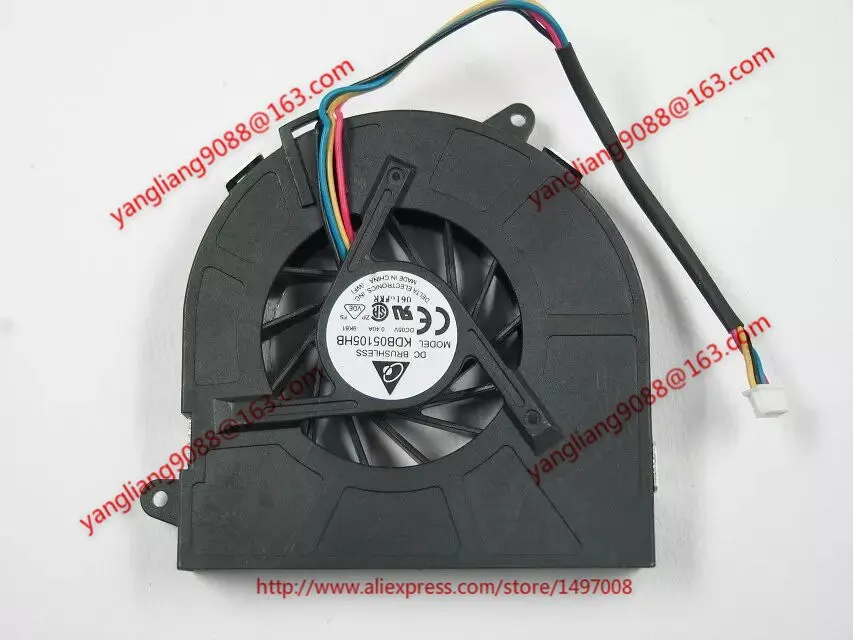 

4-проводной вентилятор охлаждения сервера Delta Electronics KDB05105HB 9K61 U50V U50VG U50F DC 5V 0.4A