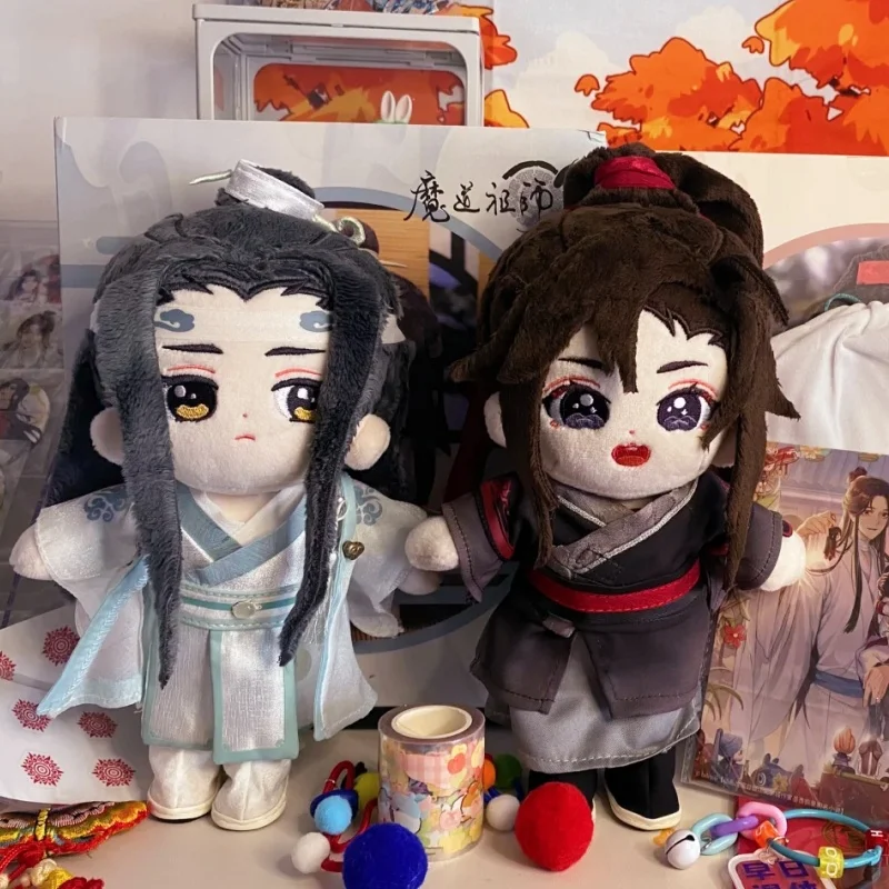 

Anime Mo Dao Zu Shi Plush Toy Wei Wuxian Lan Wangji Plush Dolls Little Apple Donkey Plushie Figure Soft Stuffed Dress Gift