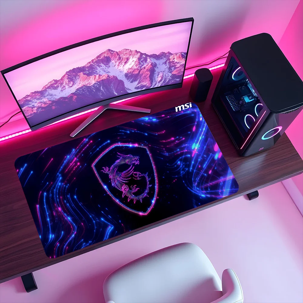 Mouse Pad Non-slip M-MSI Technology Lockedge Office Student Gaming Thickened Large Game Writing Cushion MousePad