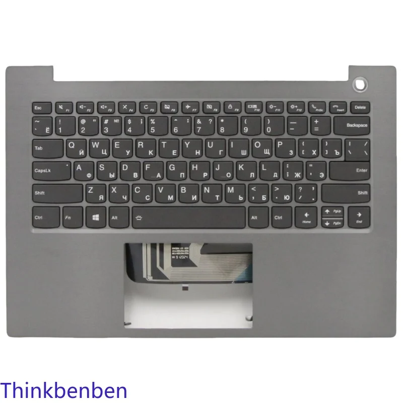 US English Mineral Gray Keyboard Upper Case Palmrest Shell Cover For Lenovo ThinkBook 14 14IML 14IIL 5CB0W44347 5CB0W44364