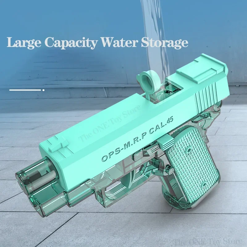 M1911 Pistol Toy Water Gun Summer Pool Beach Splash Battle Outdoor Family Birthday Gift for Boys Girls Kids Adults All Ages Best