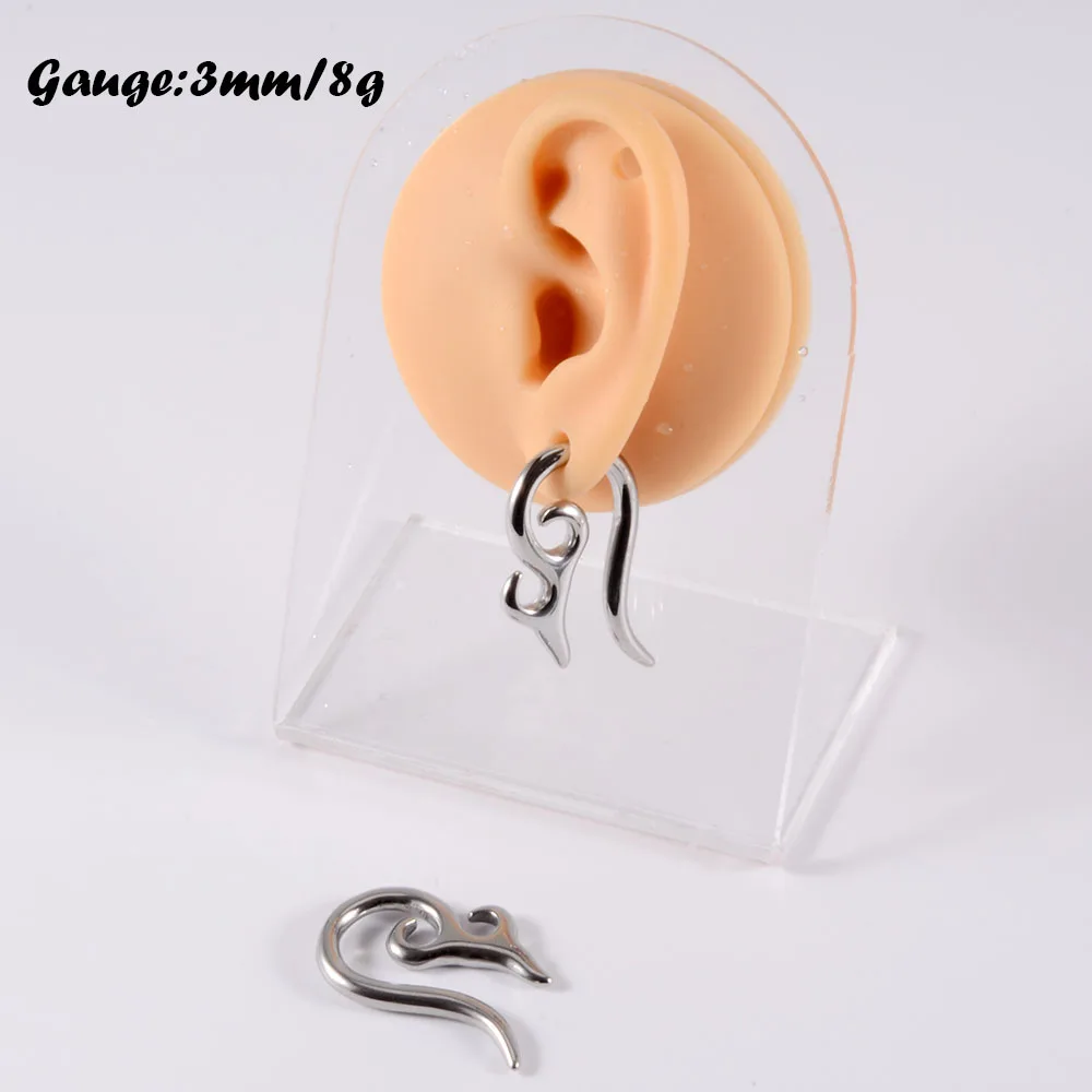 PAIR Surgical Steel Heavy Ear  - огляд і ціна Body Jewelry Gauge Sizes