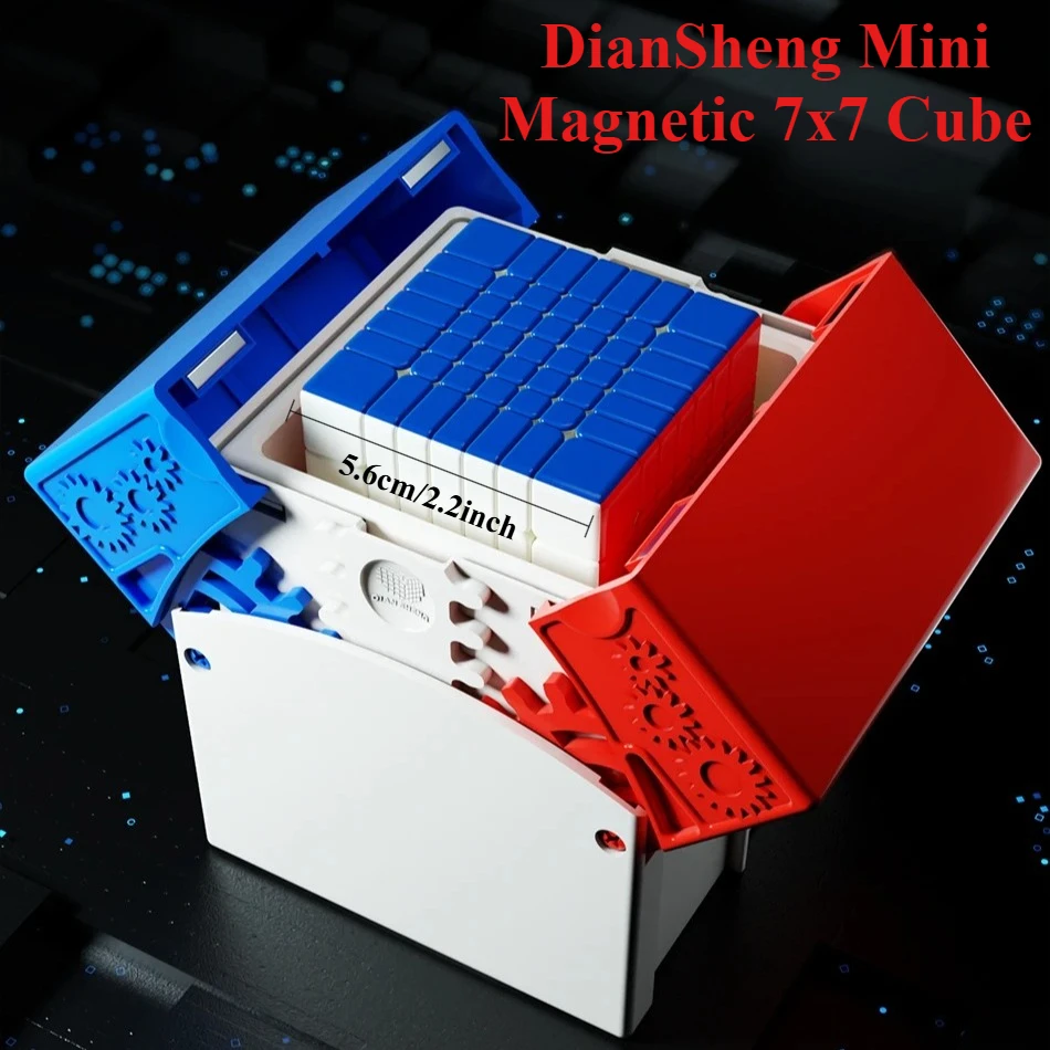 

DianSheng 56 мм магнитный куб 7x7 мини основной волшебный куб профессиональные скоростные игры-головоломки игрушки-непоседы подарки