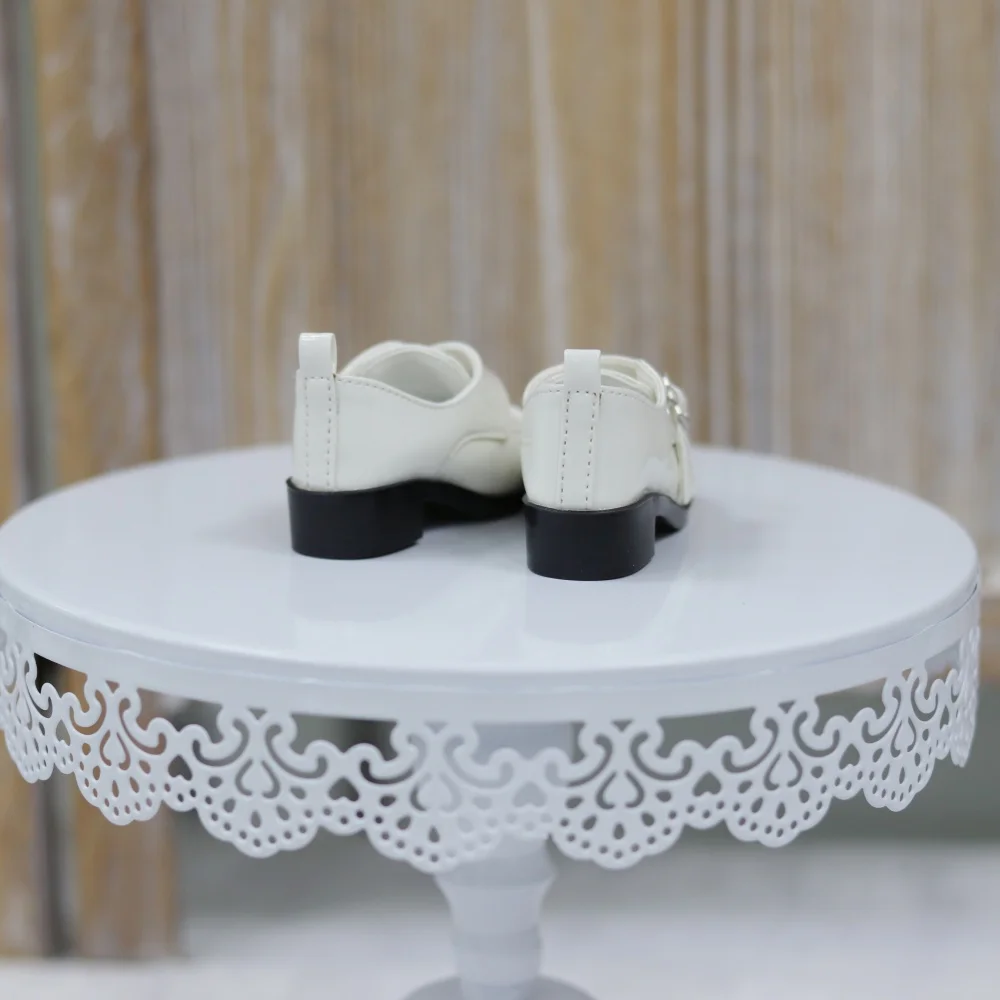 Sapatos de boneca bjd/sd 1/3, cabeça redonda, fivela vintage, sapatos baixos, acessórios de boneca bjd