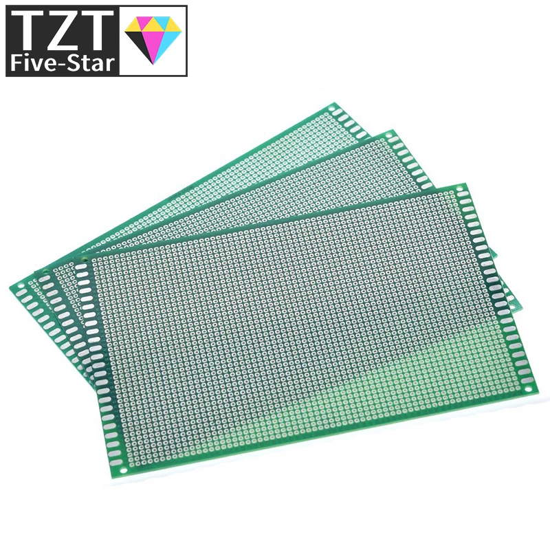 TZT 1/3pcs 12x18cm 120x180 mm Single Side Prototype board Universal board for arduino view 3