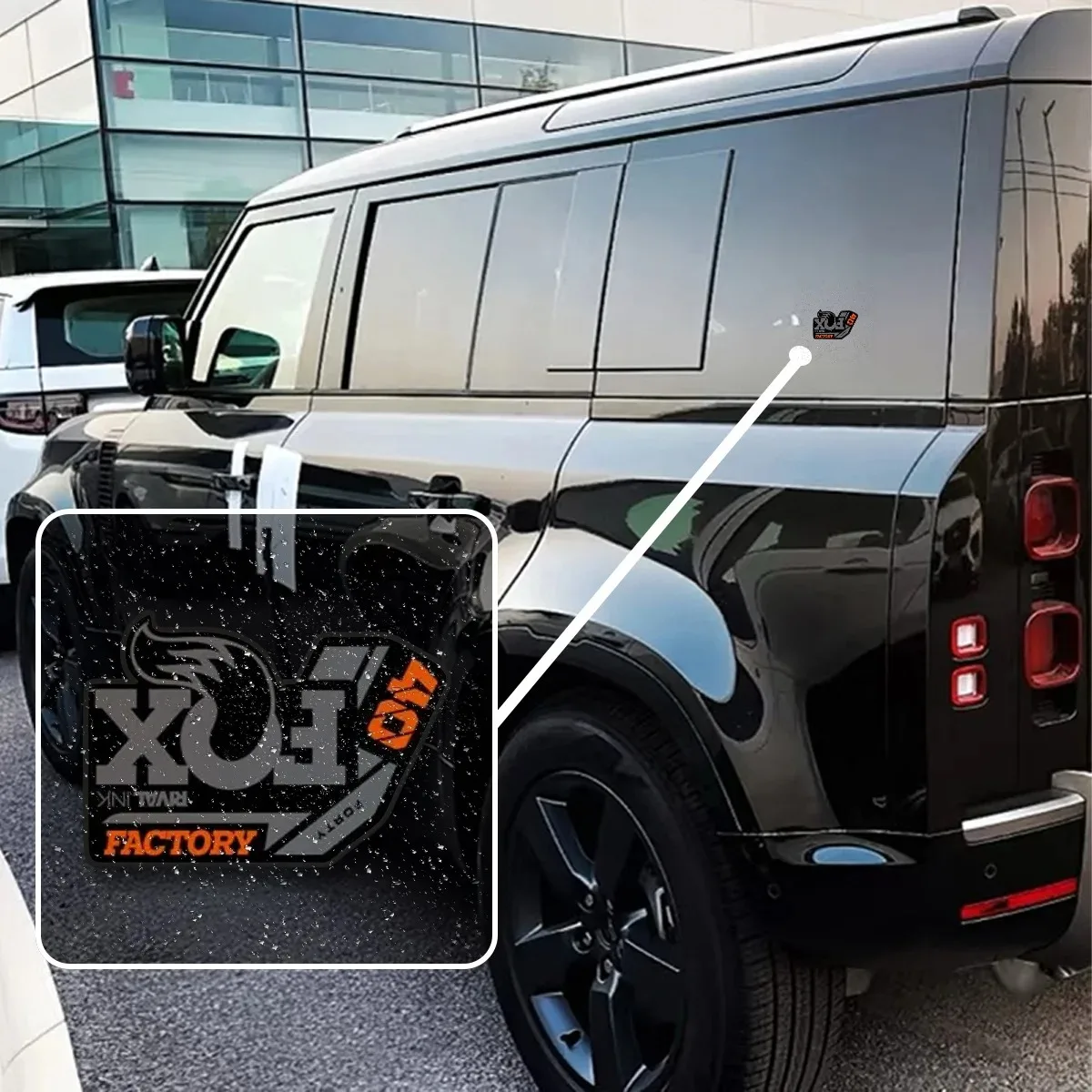 9 قطع من ملصقات Fox 40 للدراجة والسيارة - ملصقات من الفينيل غير اللامع مع شعار Fox الأيقوني (قواطع شوكة الدراجة غير المنتظمة) للجبال،