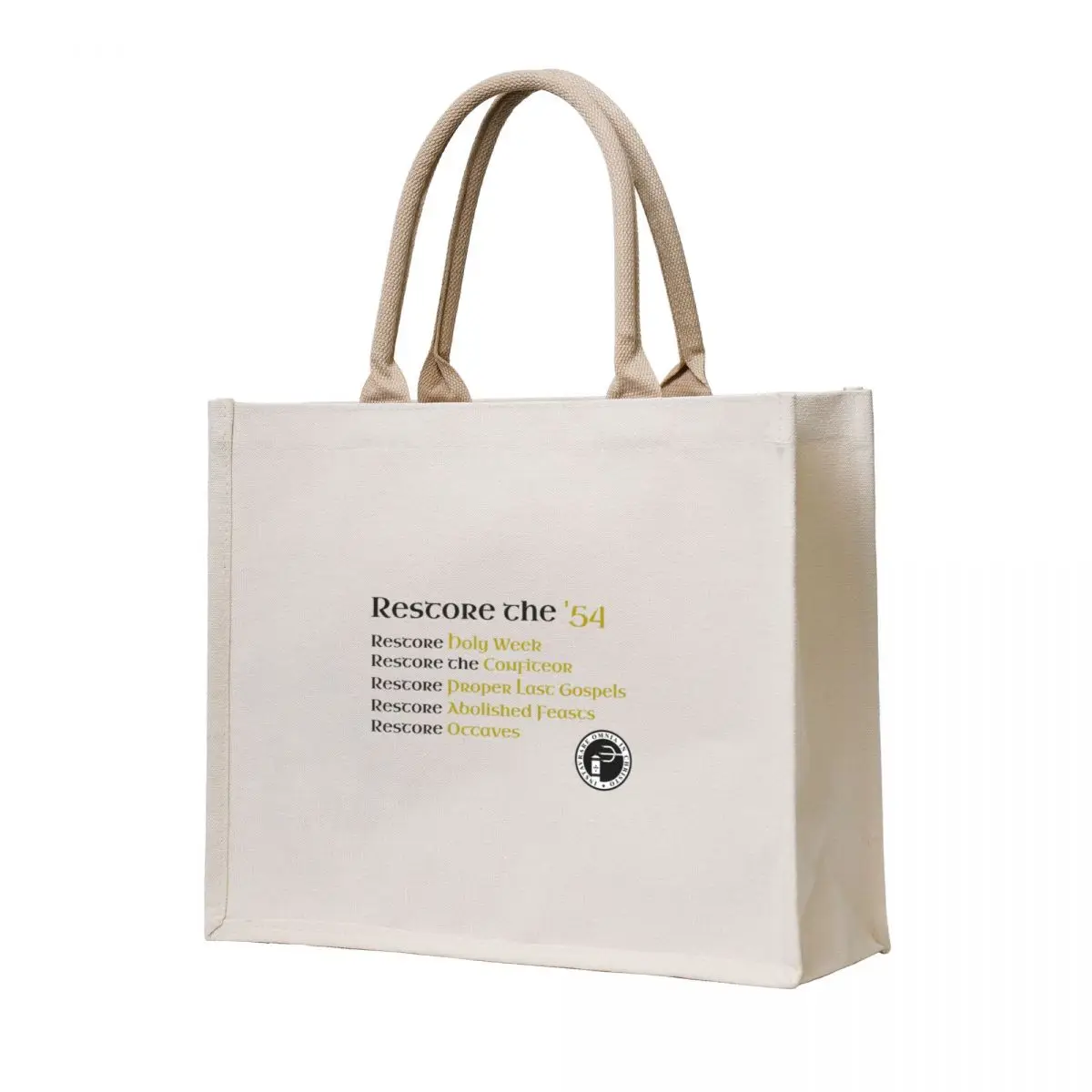 

The Restoration Tote Bag Reusable bags Women's beach bags reusable grocery bags