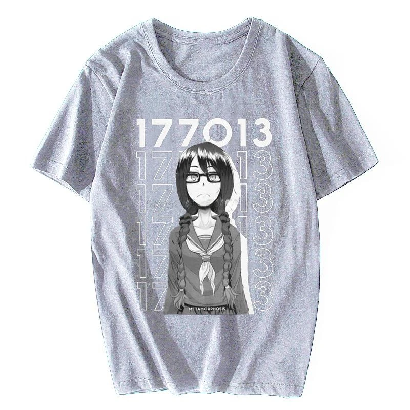 heavyweight Anime Tshirt Emergence Metamorphosis 177013 Men Cotton T Shirt Hipster Short Sleeve O-neck Tees Print  Harajuku