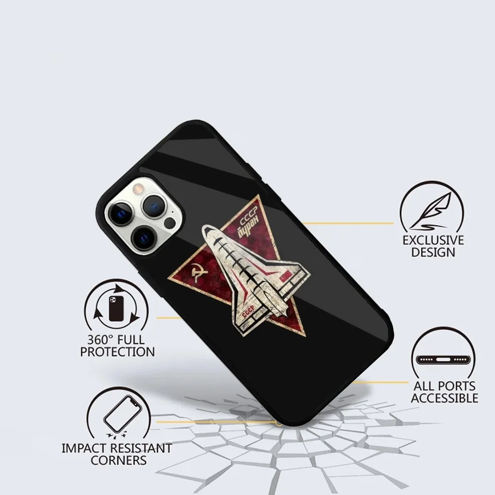 Vintage USSR CCCP Phone Case For iPhone 15,14,13,12,11,Plus,Pro,Max Mini Magsafe Magnetic Wireless Charging image 3