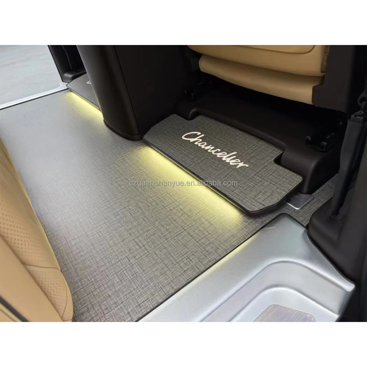 

DENZA MPV RV Car Interior Accessories High Quality Metal Wood Flooring for Yacht Simple Business Style Interior Kits