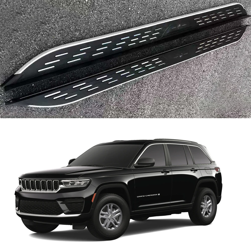 

Fixed Running Boards Side Step Pedal Nerf Bar fits for Jeep Grand Cherokee L 2021-2023