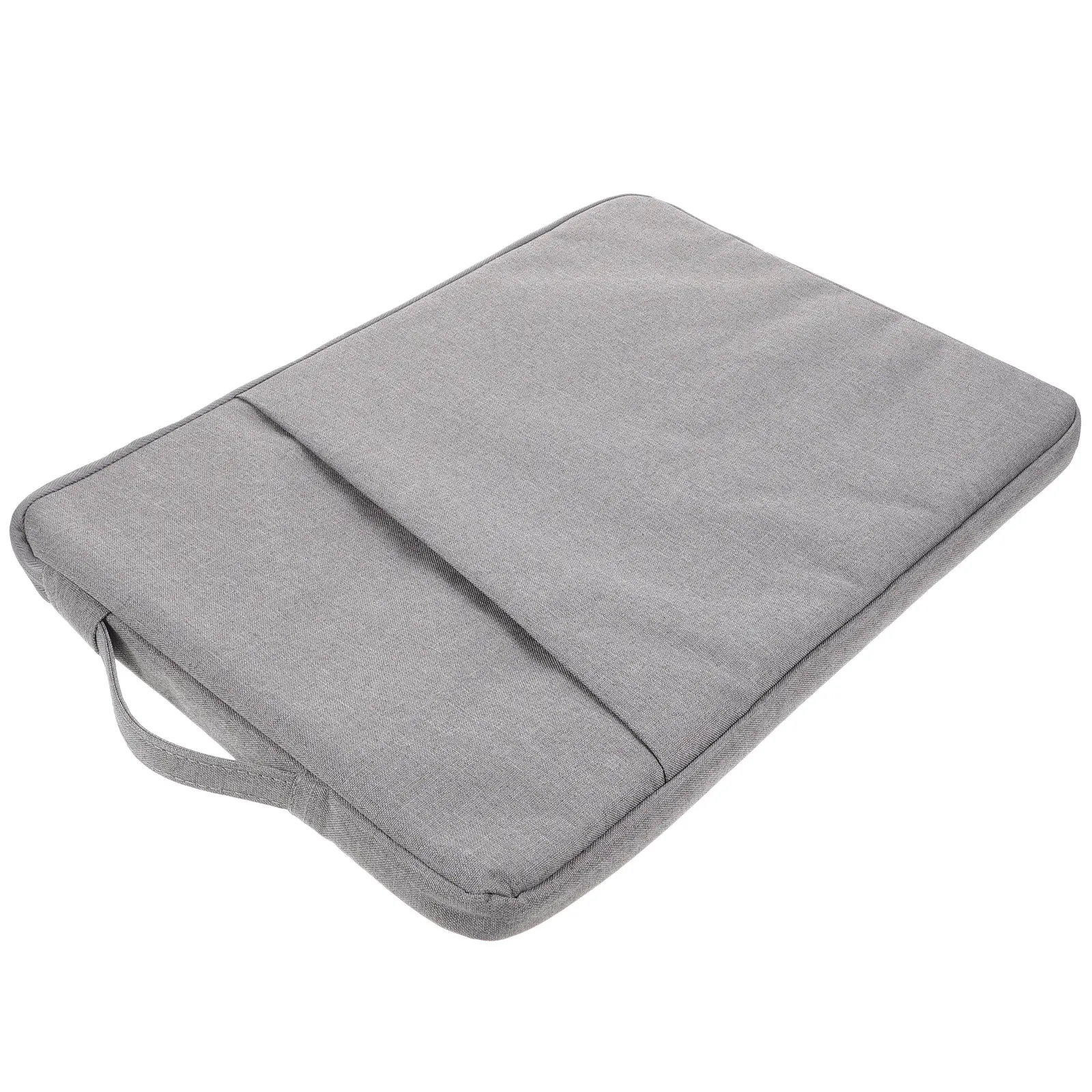 Laptop Sleeve Polyester Computer Bag Portable Travel Carrying Case Shockproof Protective Storage Lightweight Organizer for 15.6