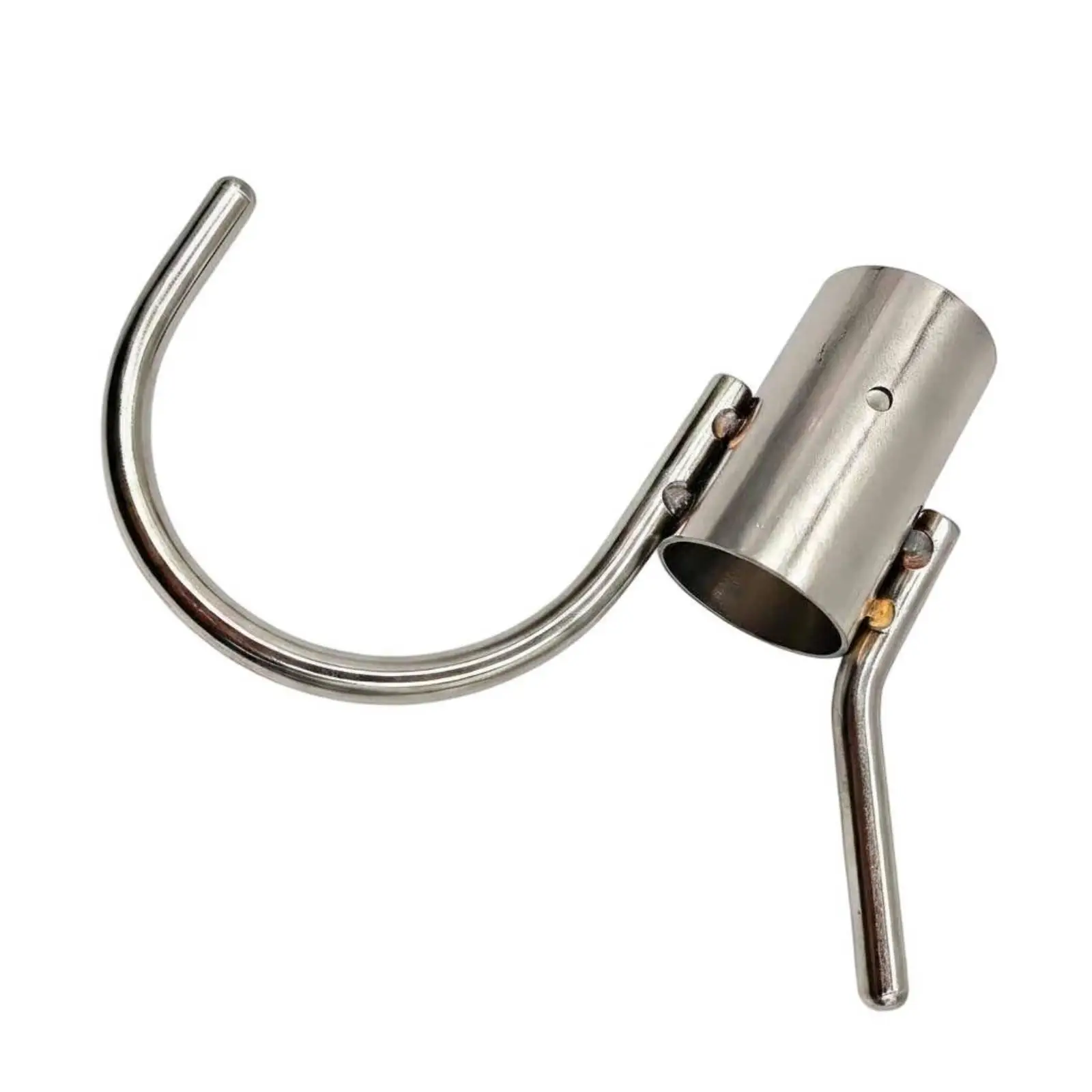 Marine Support Hook Adjustable Boat Fishing Rod Bracket Stainless Steel Fiberglass Support for Dock and Onboard Use