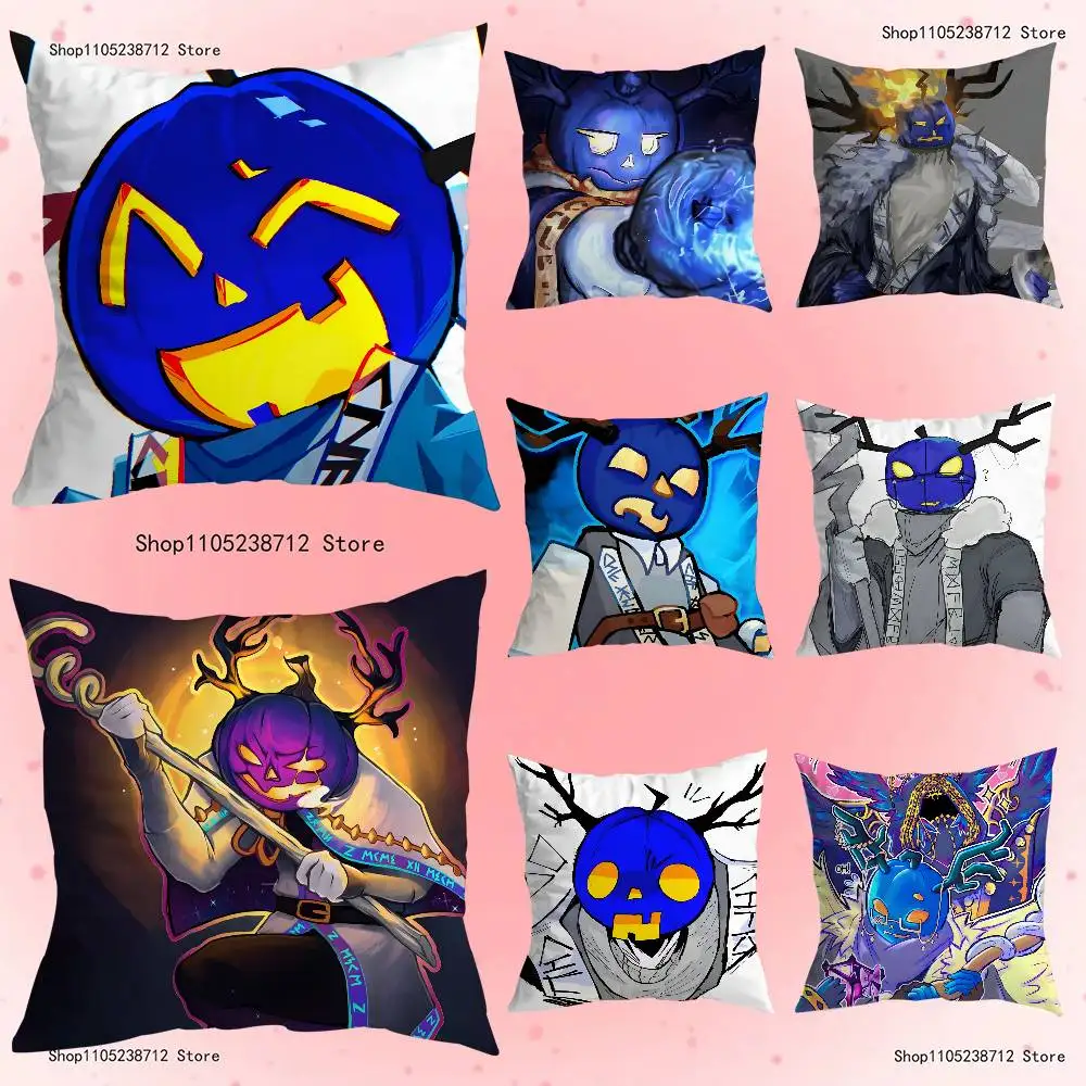 

D-Dusekkar Fananrt Pillow Case Plush Fabric Soft Pillowcase Double Sided Print Sofa Cushion Cover Throw