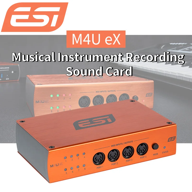 واجهة الصوت تسجيل بطاقة الصوت ، Esi M4U ، Ex Usb3.0 أداة