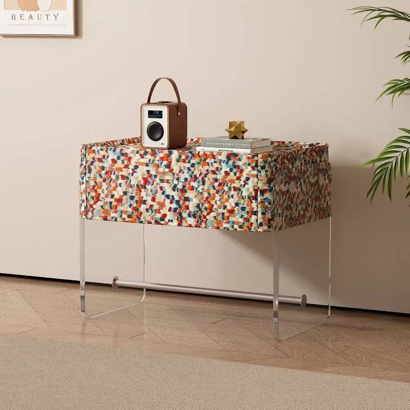 

Designer Storage Nightstands Nordic Transparent Unique Luxury Nightstands Bedside Adult Modern Mesita Noche Furniture For Home