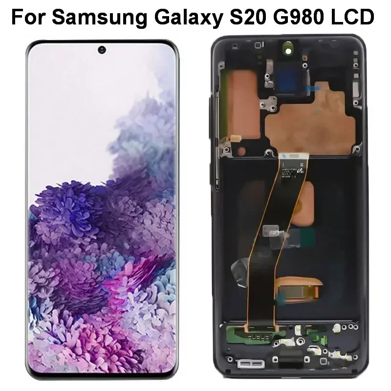 Voor Samsung Galaxy S20 Lcd-scherm G980 G980F SM-G980F/DS 6.2 \