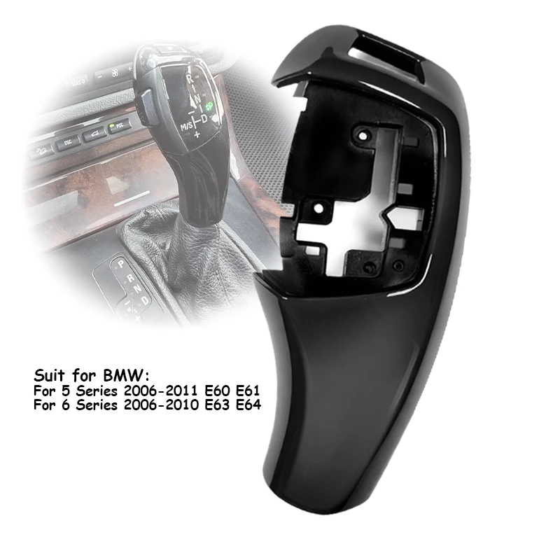 Capa para Botão de Câmbio de Carro para BMW E60 Série 5 2006-2011/Série 6 2006-2010 E61 E63 E64, Kit de Reparo de Acessórios para Câmbio