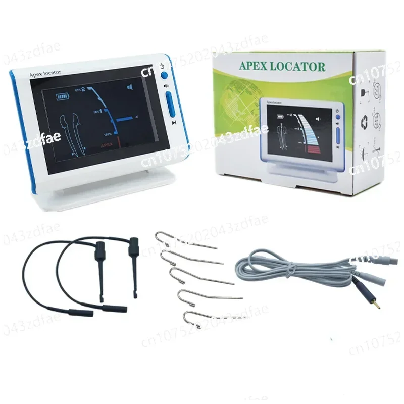 Dental Apex Locator Endodontic Apical Locator Endo Dentistry Equipment LCD Screen Dentist Root Canal Length Measuring Instrument