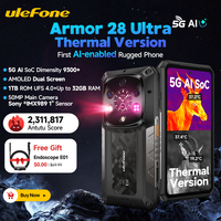 【2025 New】Ulefone Armor 28 Ultra Thermal Imaging 5G AI Rugged Smartphone Android 1TB ROM+32GB RAM  AMOLED 6.67\